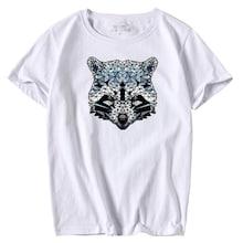 Romwe Men Fox Print Tee