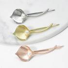 Romwe Faux Pearl Detail Calla Lily Metal Bobby Pin 3pack