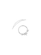Romwe Silver  Pentagramme Shape Hair Jewelry