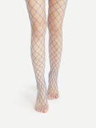 Romwe Hollow Out Fishnet Tights