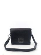 Romwe Crocodile Print Flap Pu Shoulder Bag