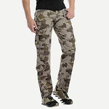 Romwe Men Pocket Detail Camo Print Pants