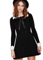 Romwe Buttons Pleated Knit Long Sweater
