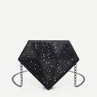 Romwe Star Glitter Detail Chain Bag