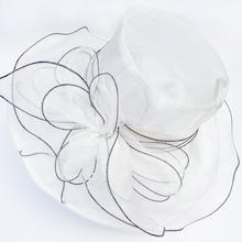 Romwe Flower Decorated Mesh Hat