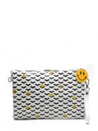 Romwe Seamless Pattern Chain Clutch Bag