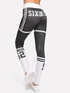 Romwe Color Block Varsity Striped Leggings