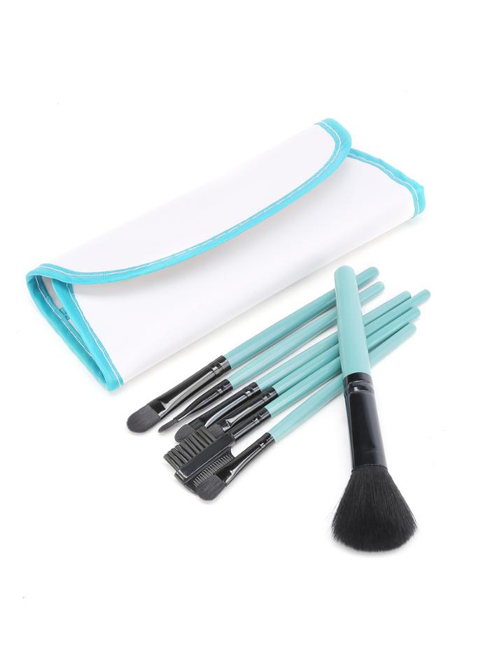 Romwe Make Up Brush Set 7pcs With Bag