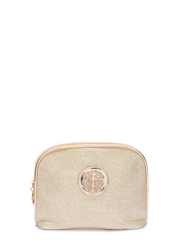 Romwe Zipper Around Glitter Pouch