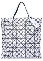 Romwe Black And White Geometric Pattern Tote Bag