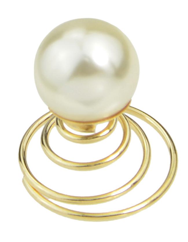 Romwe Small Lovely Pearl Hair Pins