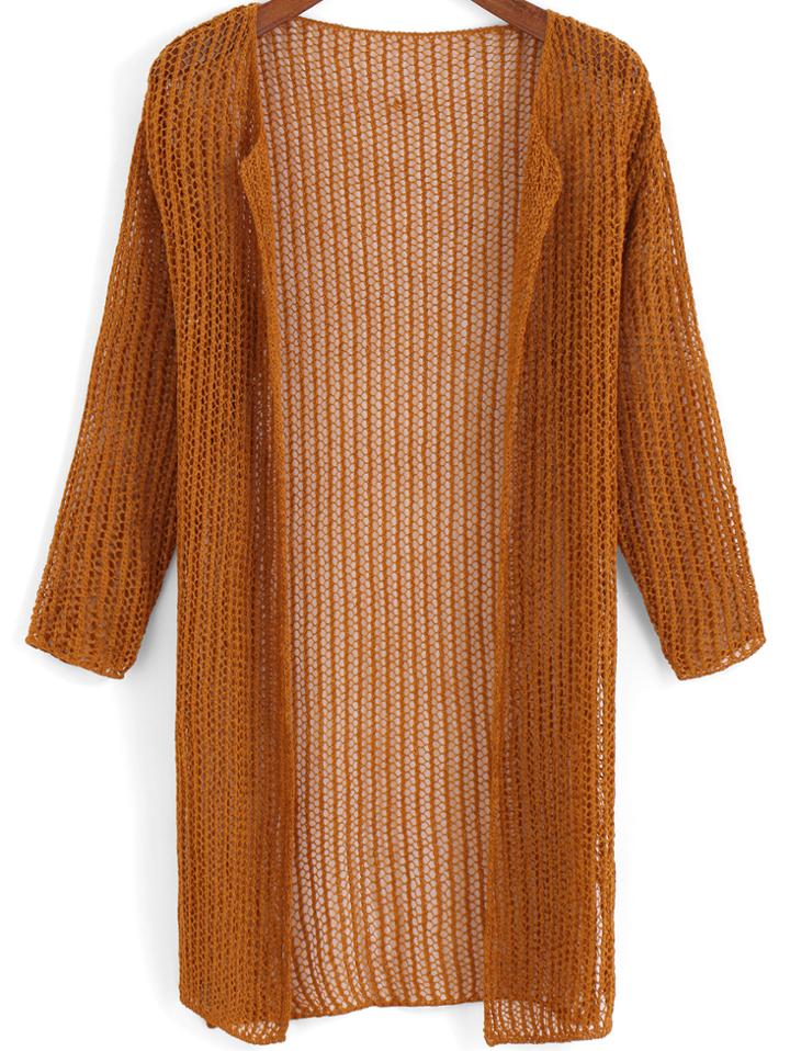 Romwe Casual Loose Knit Cardigan