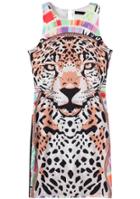 Romwe Leopard Print Slim Bodycon Dress