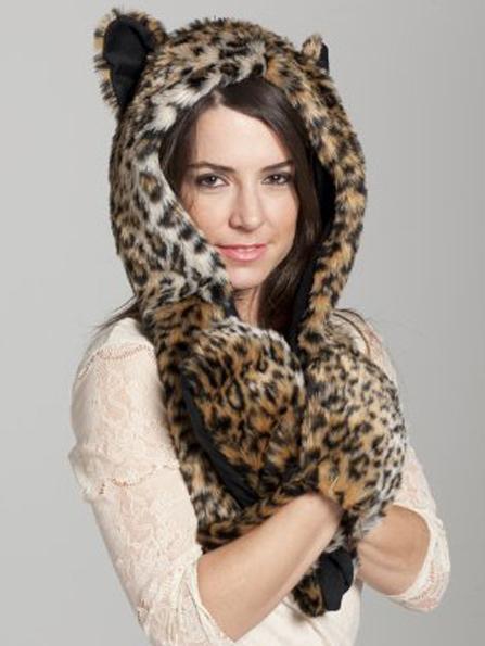 Romwe Leopard Pockets Hat
