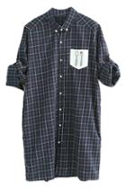Romwe Knife & Fork Print Long Shirt