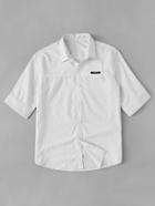 Romwe Block Striped Shirt