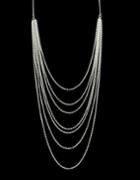 Romwe Silver Plated Alloy Multilayers Long Chain Necklace For Women