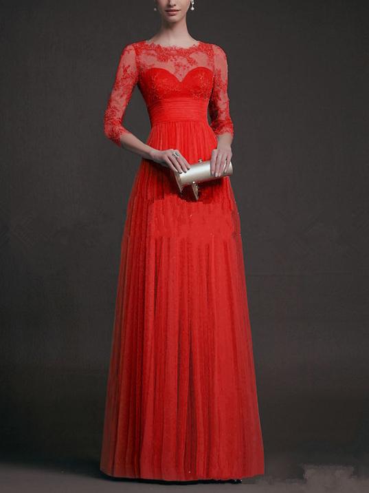 Romwe Sheer Mesh Embroidered Maxi Dress