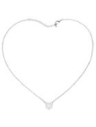 Romwe Silver Plated Compass Delicate Necklace