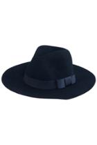 Romwe Bowknot Embellished Vintage Black Hat