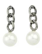 Romwe 2015 New Coming Long Hanging Women Imitation Latest Designs Of Pearl Earrings