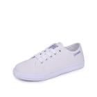 Romwe Lace Up Canvas Sneakers