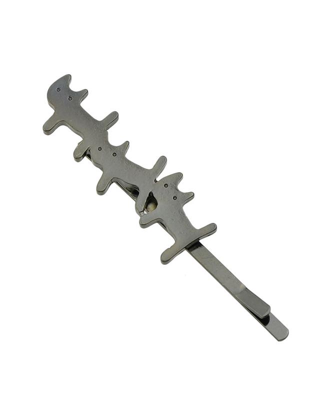 Romwe Black Animal Shaped Long Hair Jewelry