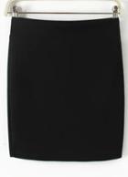 Romwe Black Bodycon Mini Skirt