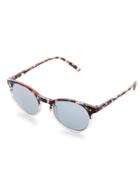 Romwe Multicolor Frame Grey Lens Sunglasses