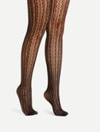 Romwe Floral Lace Tights