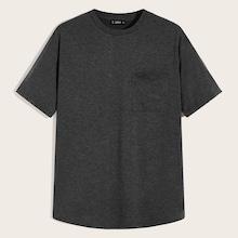 Romwe Guys Patch Pocket Solid Top