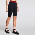 Romwe Contrast Waist Biker Shorts
