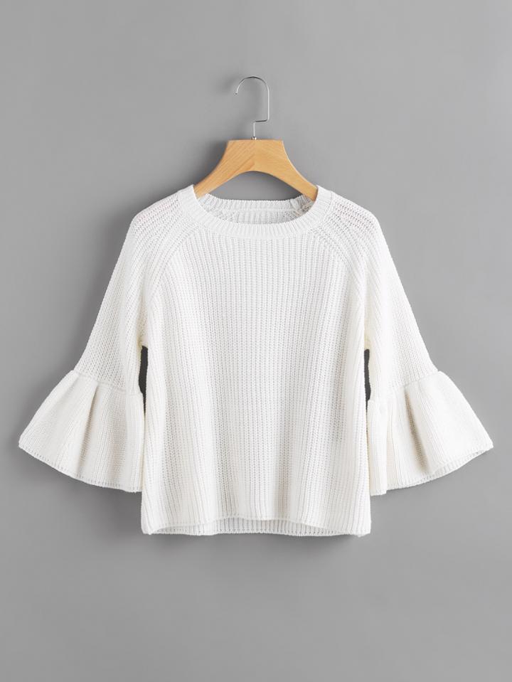 Romwe Bell Sleeve Jumper