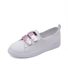 Romwe Glitter Velcro Canvas Shoes