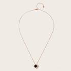 Romwe Clover Pendant Chain Necklace 1pc