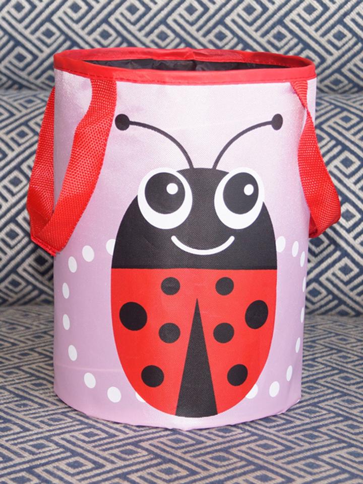 Romwe Insect Print Bucket Organizer