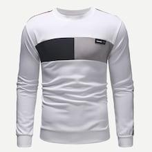 Romwe Men Cut And Sew Tee