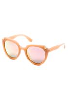 Romwe Pink Lens Classic Sunglasses