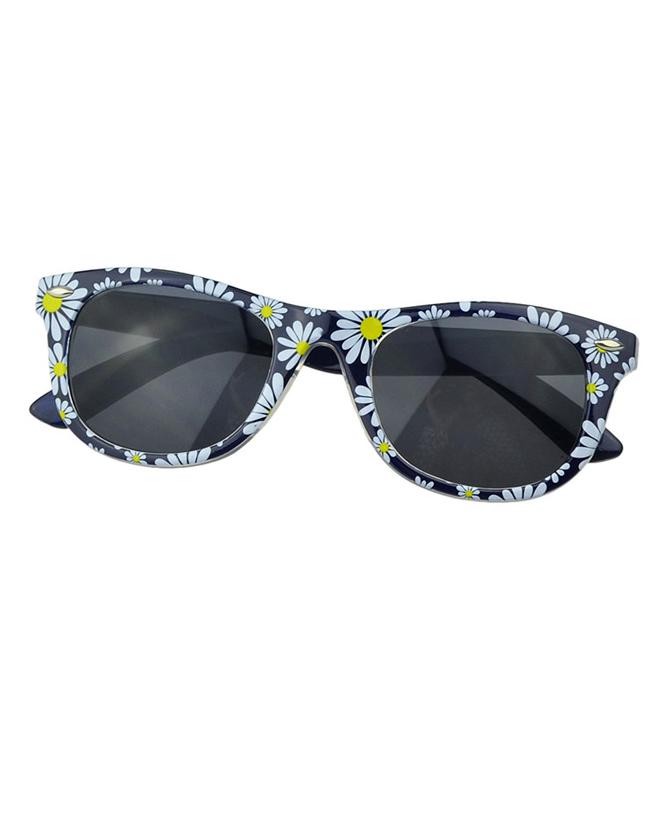 Romwe Black Square Oversized Sunglasses