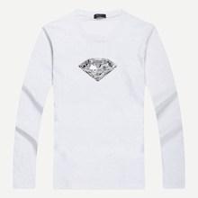 Romwe Men Diamond Print Tee