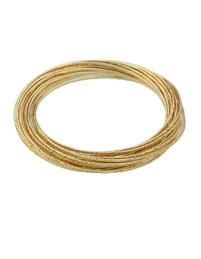 Romwe Gold Plated Chain Link Bracelets