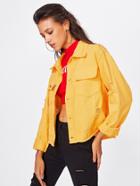 Romwe Slit Side Frayed Denim Jacket