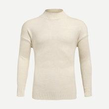 Romwe Guys Solid Skinny Jumper