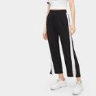 Romwe Cut And Sew Split Elastic Waist Pants