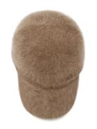Romwe Fuzzy Camel Warm Baseball Cap