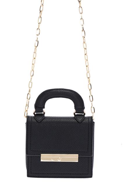 Romwe Elegant Black Mini Bag
