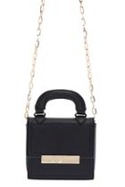 Romwe Elegant Black Mini Bag
