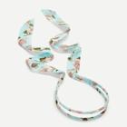 Romwe Flora Print Double Layered Headband
