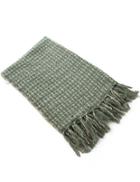 Romwe Classic Knitted Khaki Scarf-green