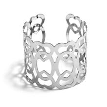 Romwe Hollow Design Cuff Bracelet